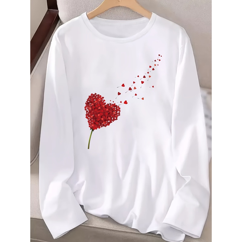 Blouse Off Shoulder - Loszittend, oversized T-shirt met lange mouwen
