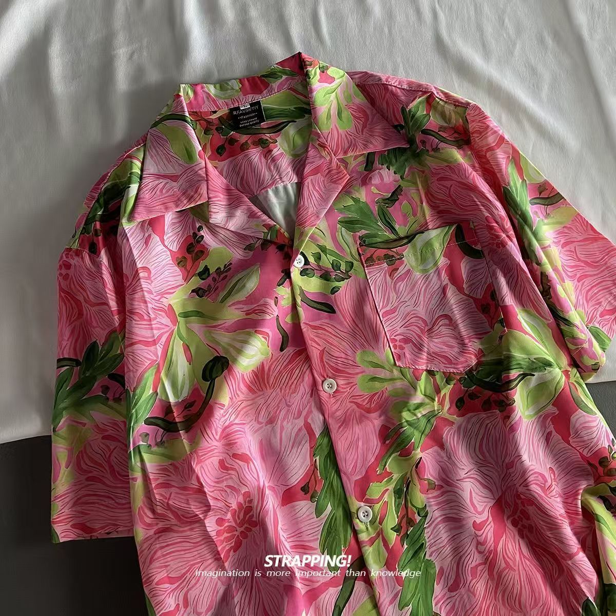 Roze Graffiti Bloemen Cubaanse - Romper Floral Print recensie en prijs