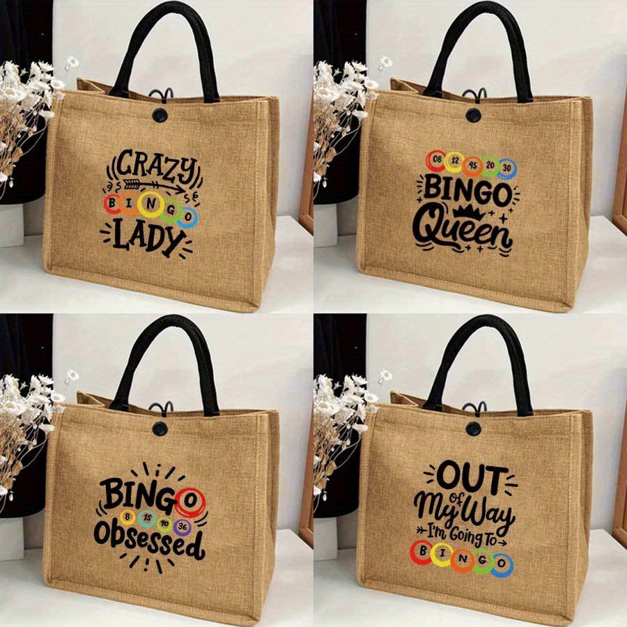 Dames Tote Bag met Bingo-print - Tote Bag Beach recensie en prijs