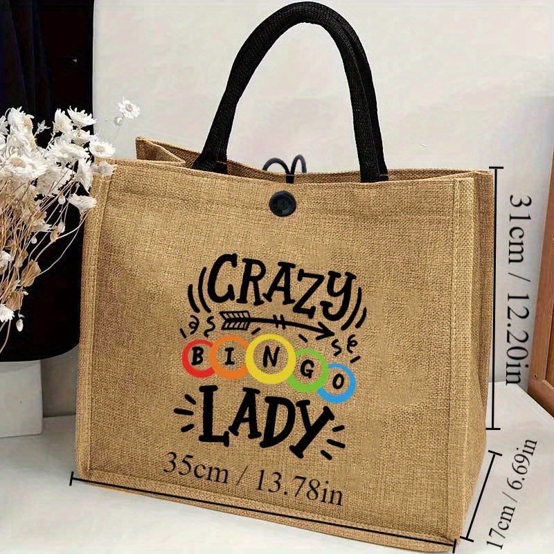 Dames Tote Bag met Bingo-print - Tote Bag Beach recensie en prijs