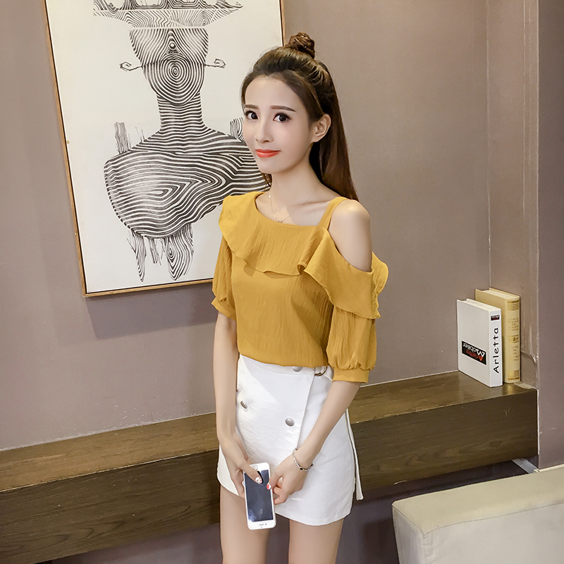 Nieuwe zomerse dames sexy off- - Blouse Off Shoulder recensie en prijs