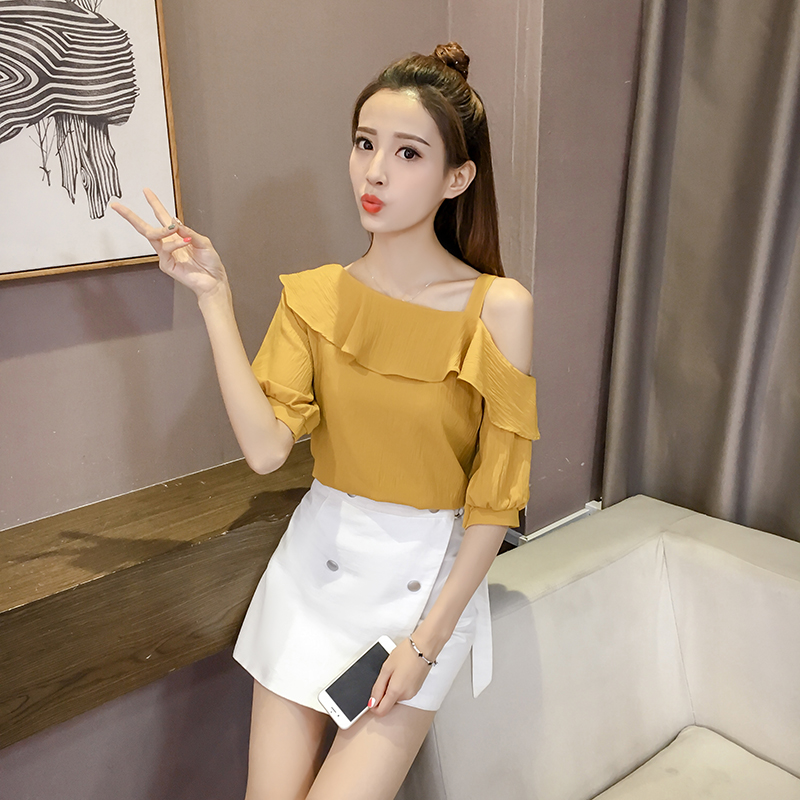 Nieuwe zomerse dames sexy off- - Blouse Off Shoulder recensie en prijs